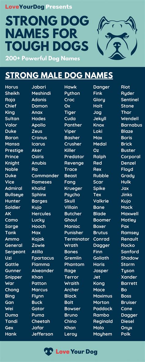 powerful dog names|powerful dog names list.